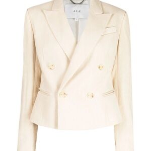 A.L.C. Women's Ivory River Double-Breasted Blazer